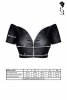 Bielizna - Brmarina001 top czarny rozmiar XL